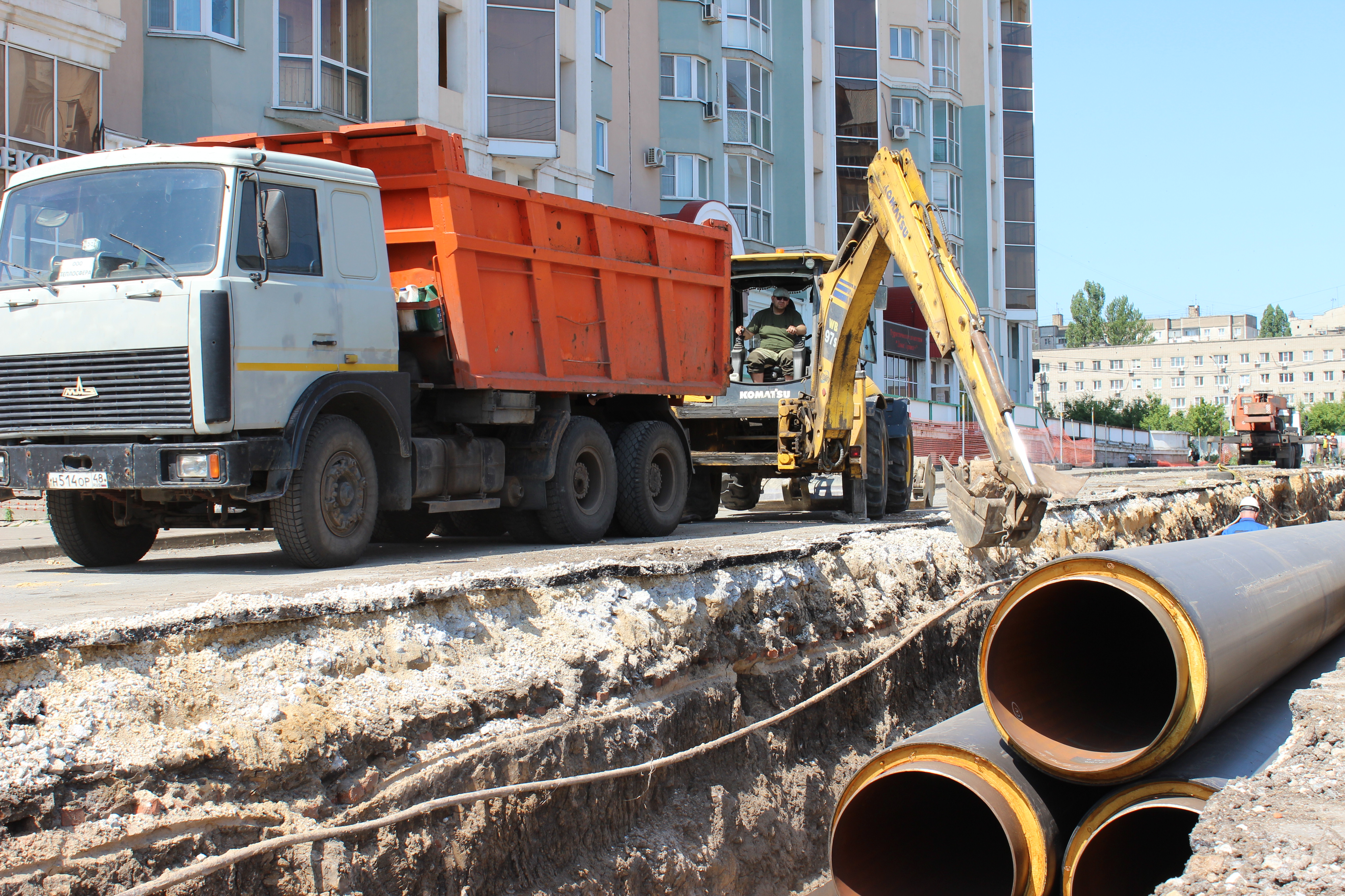 «Квадра» направит на модернизацию тепломагистрали по ул. Неделина в Липецке 89 млн рублей