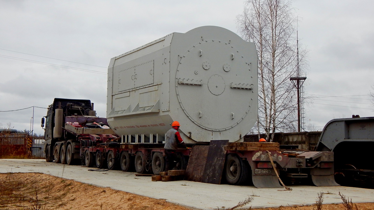  На Смоленскую ТЭЦ-2 доставили новый турбогенератор